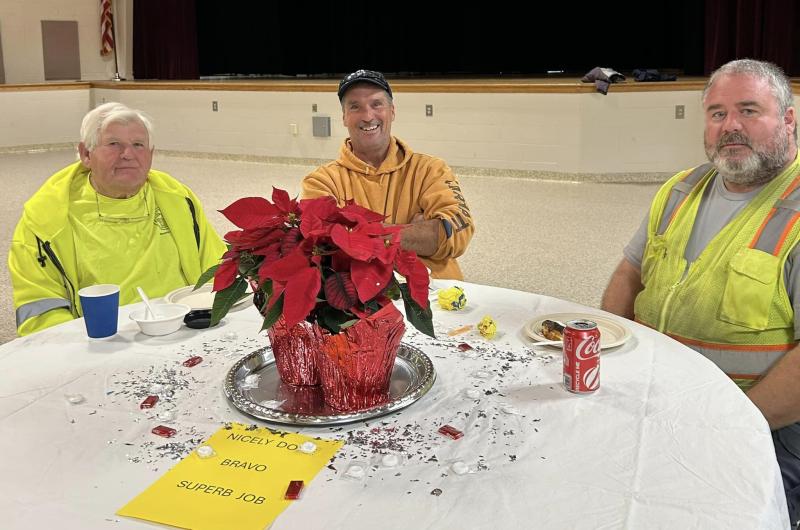The Rehoboth Beach Homeowners Association hosted its annual Employee Appreciation Breakfast recently. More than 80 employees were able to attend, including (l-r) Tom Anderson, Rick Degrassi and Jason Reeder. PATRISHA DAVIS PHOTOS